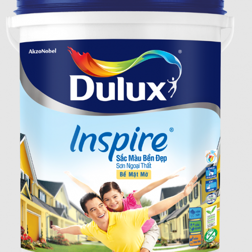 Dulux Inspire Ngoại Thất Sắc Màu Bền Đẹp Bề Mặt Mờ